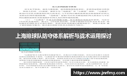 上海排球队防守体系解析与战术运用探讨